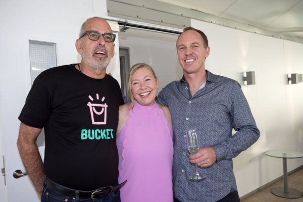 Malcom Rands, NSPR’s Lynda Millward and Mark Todd, co-founder from Ockham Residential
